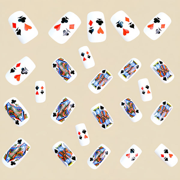 12 Sizes-24 Pcs Press On Nails Y1003