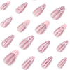 12 Sizes-24 Pcs Press On Nails JP4269