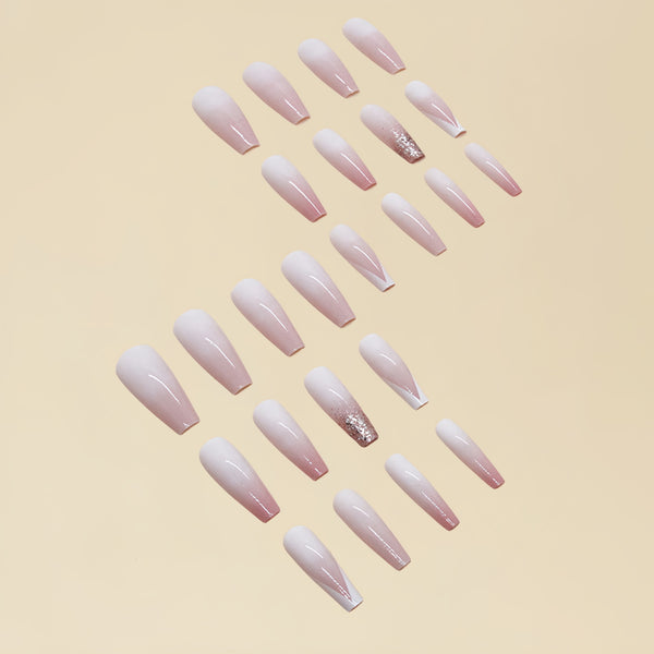 12 Sizes-24 Pcs Press On Nails Y037
