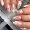 12 Sizes-24 Pcs Press On Nails W1949