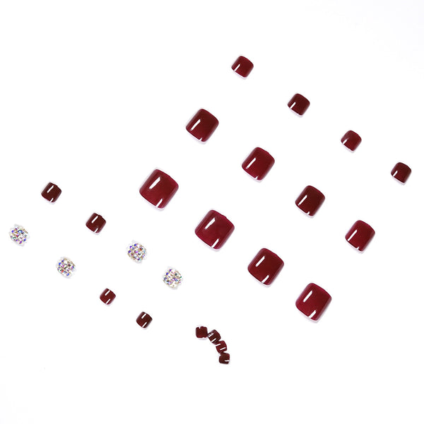 12 Sizes-24 Pcs Press On Nails JP1179