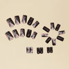 12 Sizes-24 Pcs Press On Nails Y015