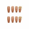 12 Sizes-24 Pcs Press On Nails Z034