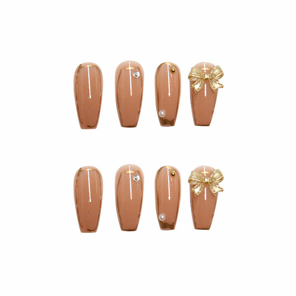 12 Sizes-24 Pcs Press On Nails Z034