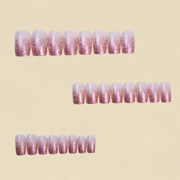 12 Sizes-24 Pcs Press On Nails Y1393