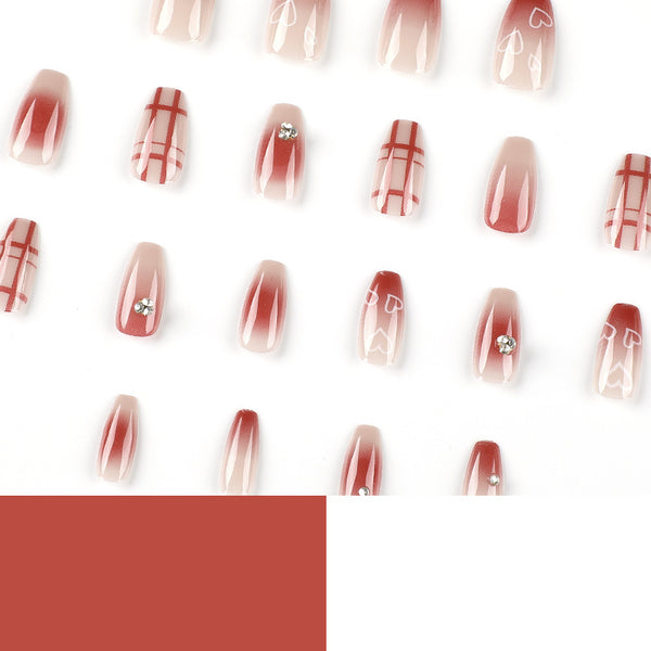 12 Sizes-24 Pcs Press On Nails JP2310
