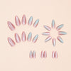 12 Sizes-24 Pcs Press On Nails W1537
