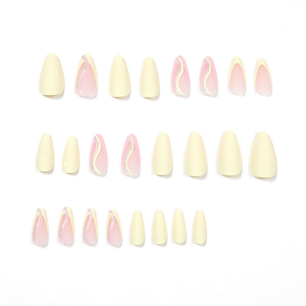 12 Sizes-24 Pcs Press On Nails JP1684