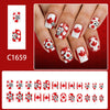 12 Sizes-24 Pcs Press On Nails C1659
