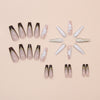 12 Sizes-24 Pcs Press On Nails W1763