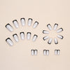 12 Sizes-24 Pcs Press On Nails W425