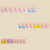 12 Sizes-24 Pcs Press On Nails Y1385
