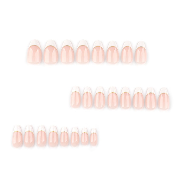 12 Sizes-24 Pcs Press On Nails JP3995