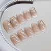 12 Sizes-24 Pcs Press On Nails R866
