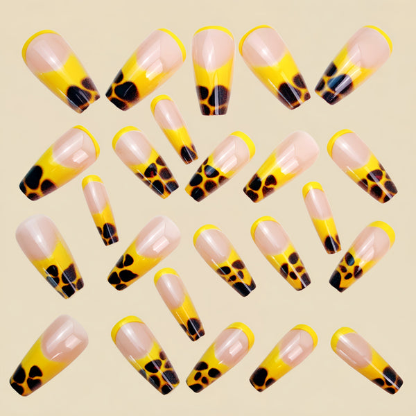 12 Sizes-24 Pcs Press On Nails Y1259