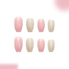12 Sizes-24 Pcs Press On Nails C1591