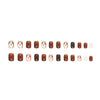 12 Sizes-24 Pcs Press On Nails R844