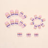 12 Sizes-24 Pcs Press On Nails W872