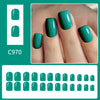 12 Sizes-24 Pcs Press On Nails C970