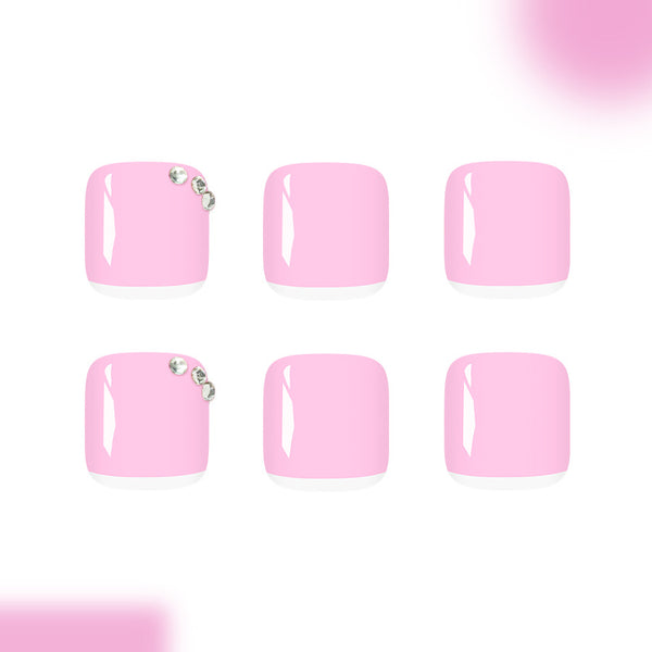 12 Sizes-24 Pcs Press On Nails C1144