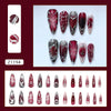 12 Sizes-24 Pcs Press On Nails Z1194