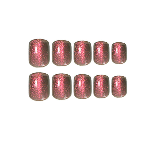 Medium Pink Press on Nails