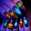 12 Sizes-24 Pcs Press On Nails Y1019