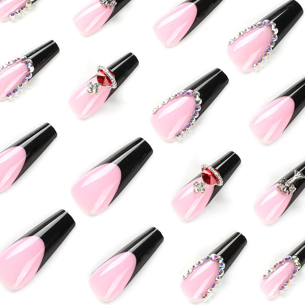 12 Sizes-24 Pcs Press On Nails JP2448