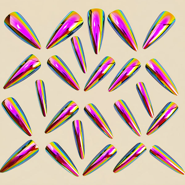 12 Sizes-24 Pcs Press On Nails Y1106