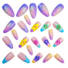 12 Sizes-24 Pcs Press On Nails Y1436