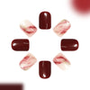 12 Sizes-24 Pcs Press On Nails C1440