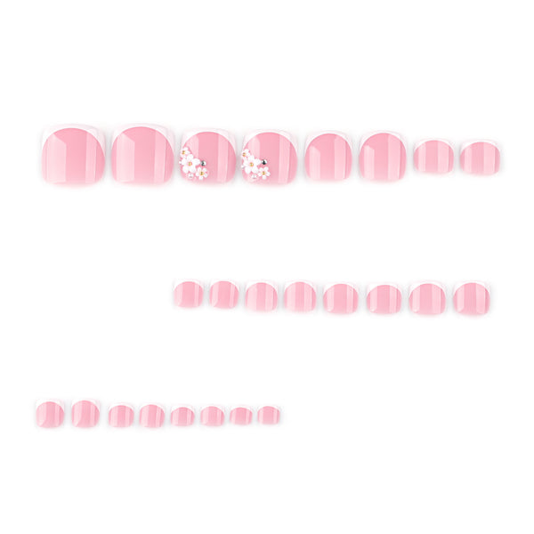 12 Sizes-24 Pcs Press On Nails JP3805