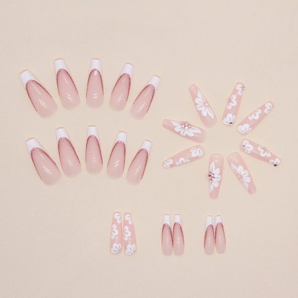 12 Sizes-24 Pcs Press On Nails Z680