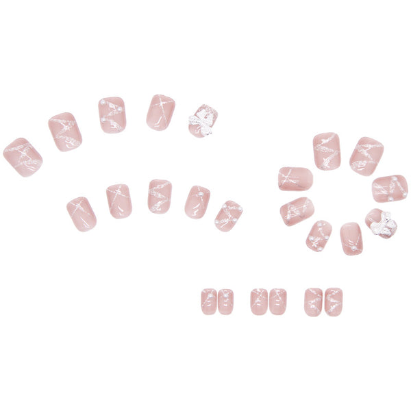 12 Sizes-24 Pcs Press On Nails Z219