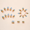 12 Sizes-24 Pcs Press On Nails W417