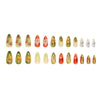 12 Sizes-24 Pcs Press On Nails Z1115