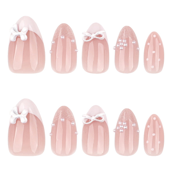 12 Sizes-24 Pcs Press On Nails JP4308