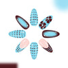 12 Sizes-24 Pcs Press On Nails C1361