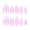 12 Sizes-24 Pcs Press On Nails JP3737