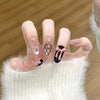 15 Sizes-30 PcsPress On Nails My261