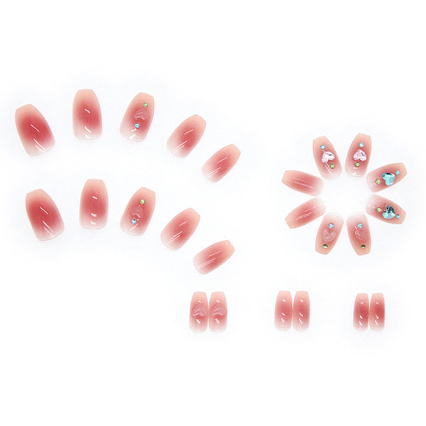 12 Sizes-24 Pcs Press On Nails Z327