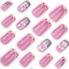 12 Sizes-24 Pcs Press On Nails JP3519