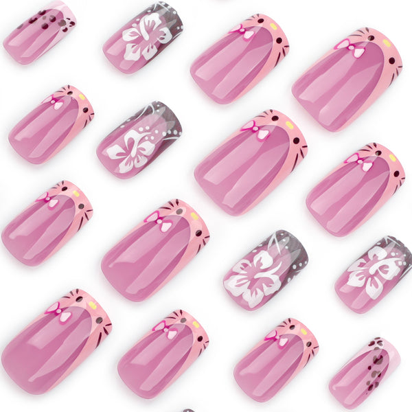 12 Sizes-24 Pcs Press On Nails JP3519