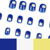 12 Sizes-24 Pcs Press On Nails JP1494