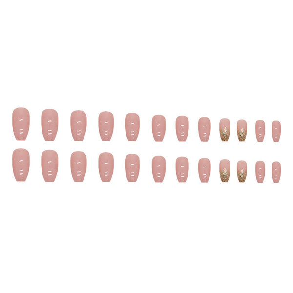 12 Sizes-24 Pcs Press On Nails W1236
