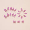 12 Sizes-24 Pcs Press On Nails W1564