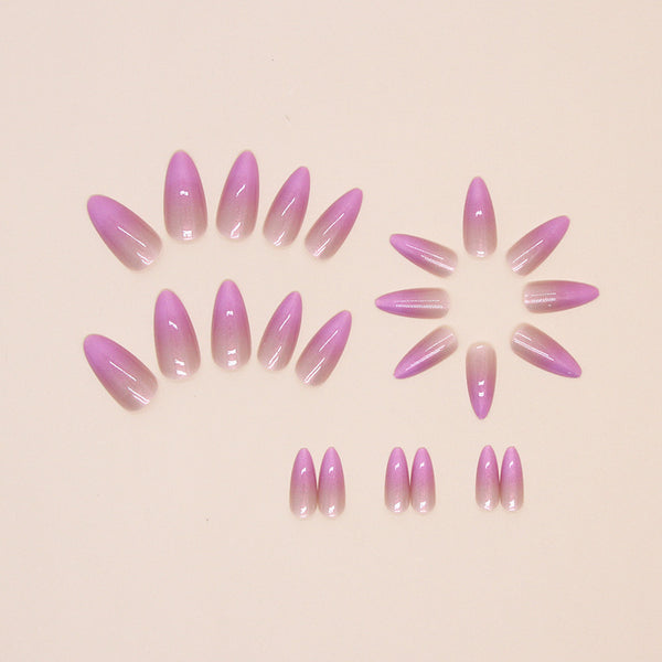12 Sizes-24 Pcs Press On Nails W1564