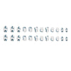 12 Sizes-24 Pcs Press On Nails W1322