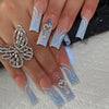 12 Sizes-24 Pcs Press On Nails Z609