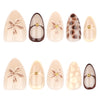 12 Sizes-24 Pcs Press On Nails JP4086